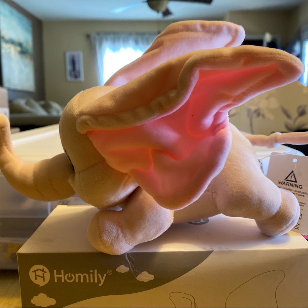 Homily Stuffed Elephant Plush Animal Toy 9.8 INCH Super Soft Plush Baby Elephant